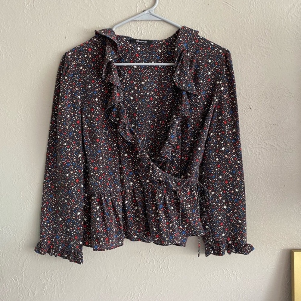 Madewell wrap blouse